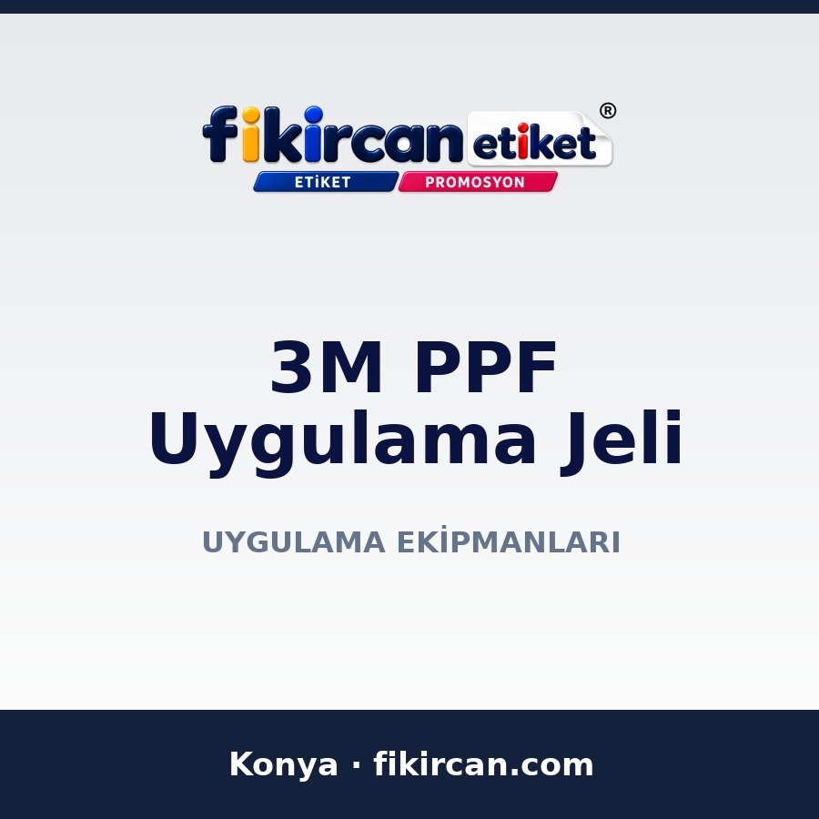 3M PPF Uygulama Jeli
