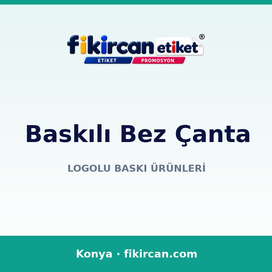 Baskılı Bez Çanta