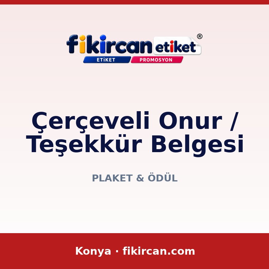 Onur Belgesi