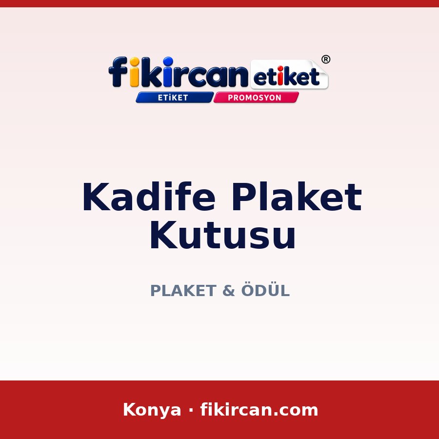 Plaket Kutusu