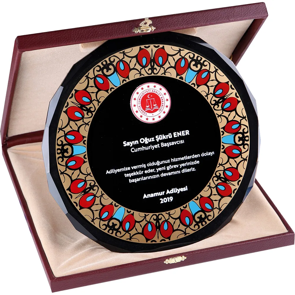 Kutulu Kristal Plaket EKT-300