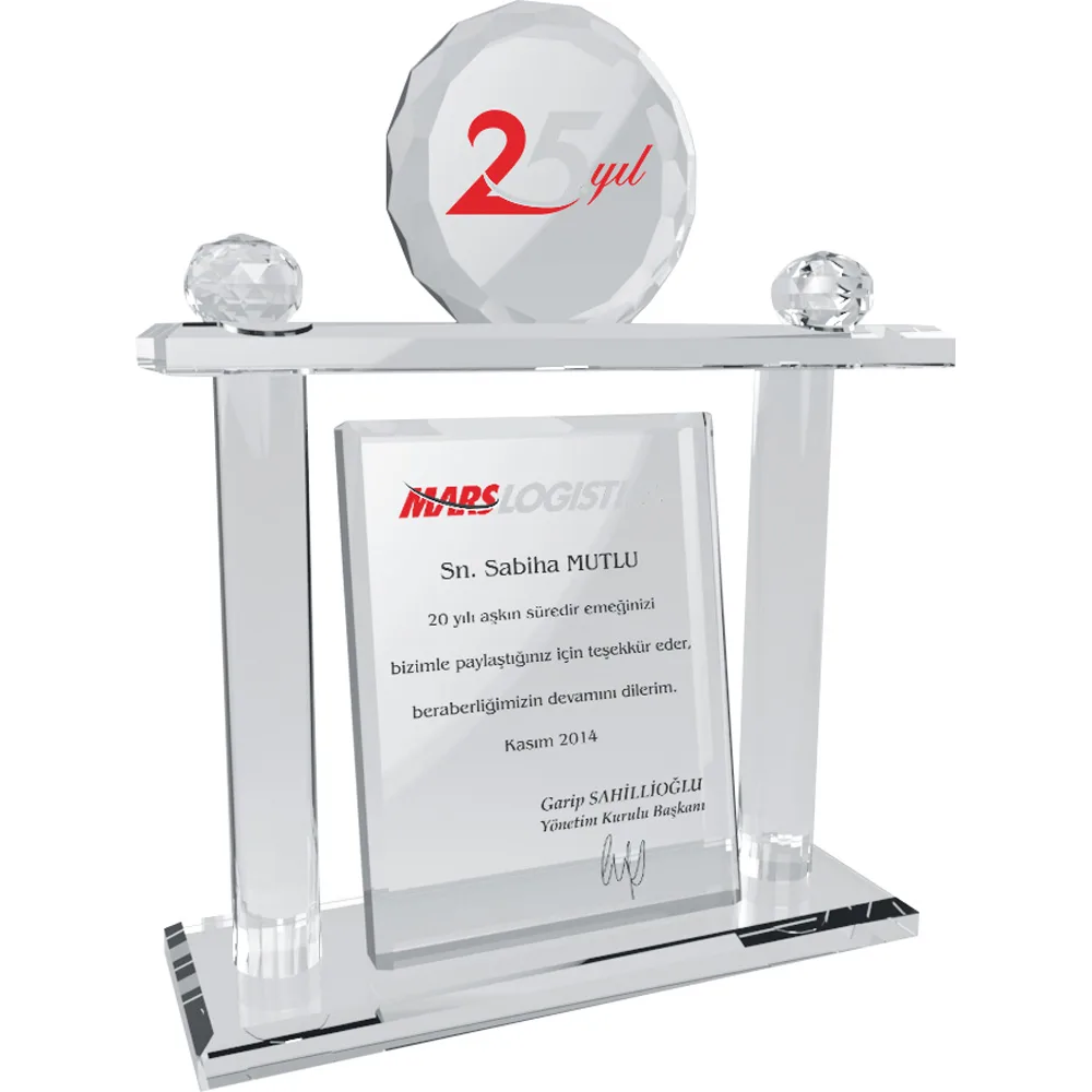 Kristal Plaket EKT-109