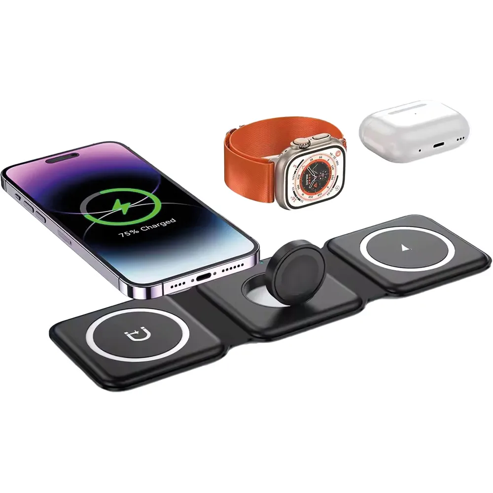 Wireless 3lü Şarj İstasyonu PWB-245