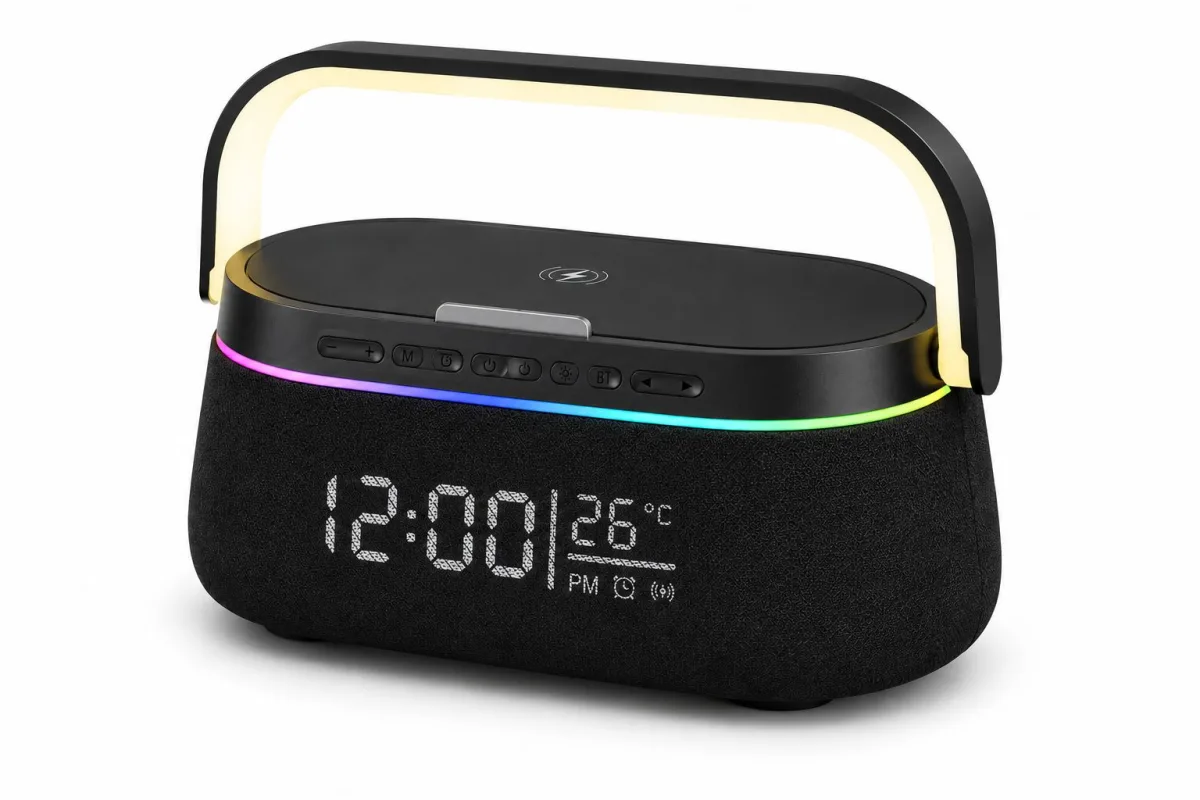 Aggiy Zenith Soundmag Kablosuz Şarj Standı , Bluetooth Hoparlör