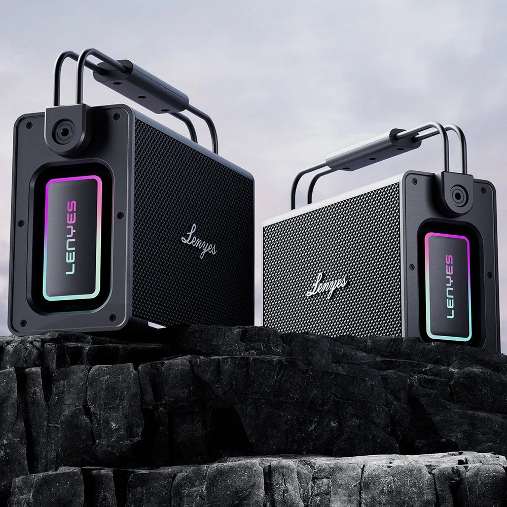 Lenyes Titan 2 Serisi RGB Işıklı Çift Mikrofonlu TWS Bluetooth Speaker Hoparlör 200W
