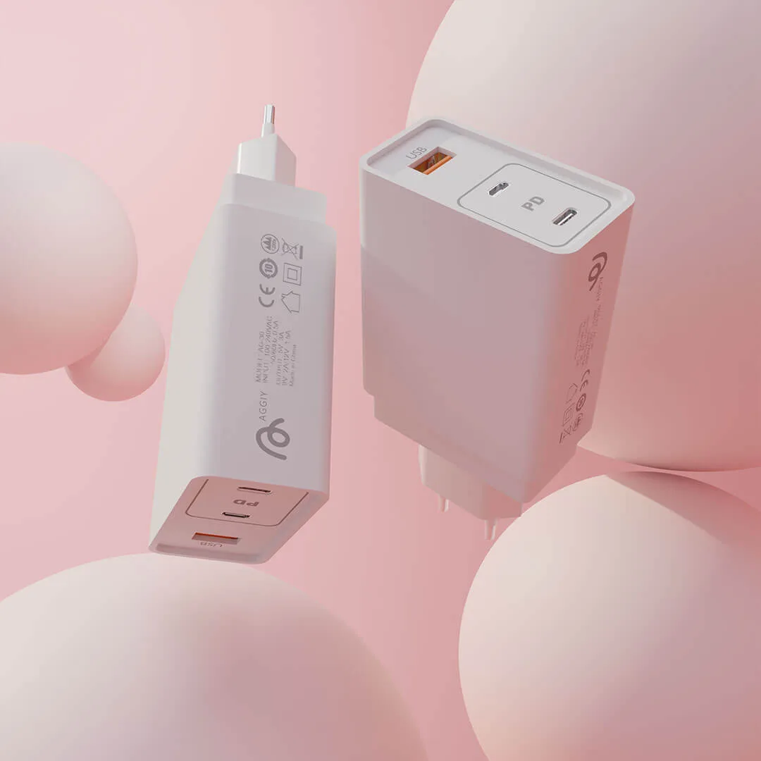 AG-47 20W QC3 Şarj Aleti PD USB, Type-C,  Lightining,  Mikro USB