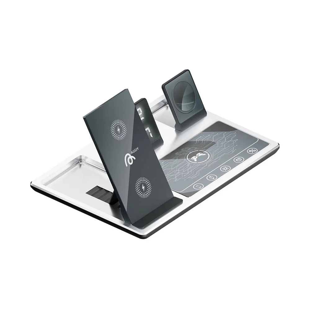 AG-W17 4 in 1 Wireless Şarj İstasyonu