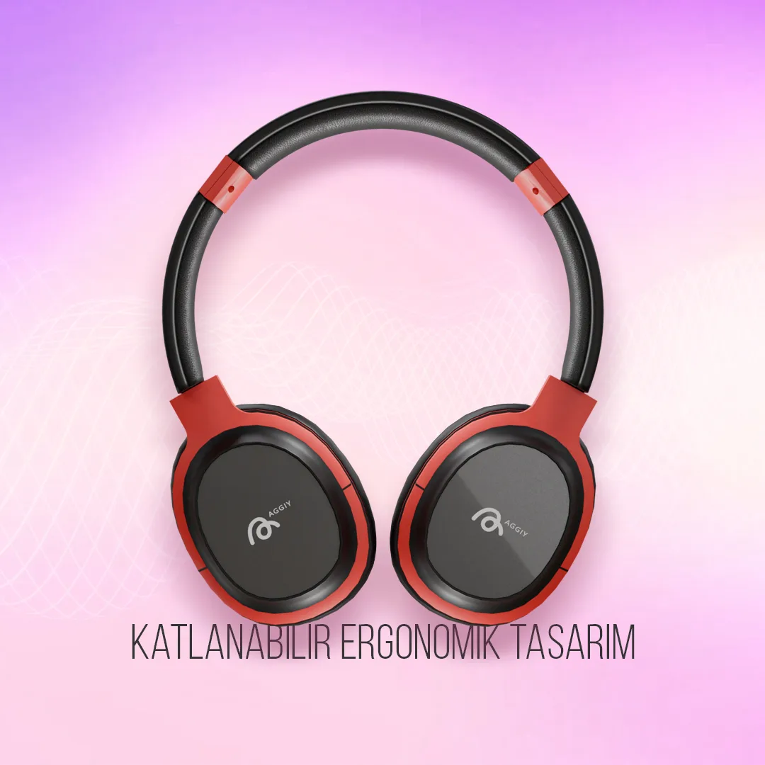 AG-H202 Stereo Bluetooth Kulak Üstü Kulaklık