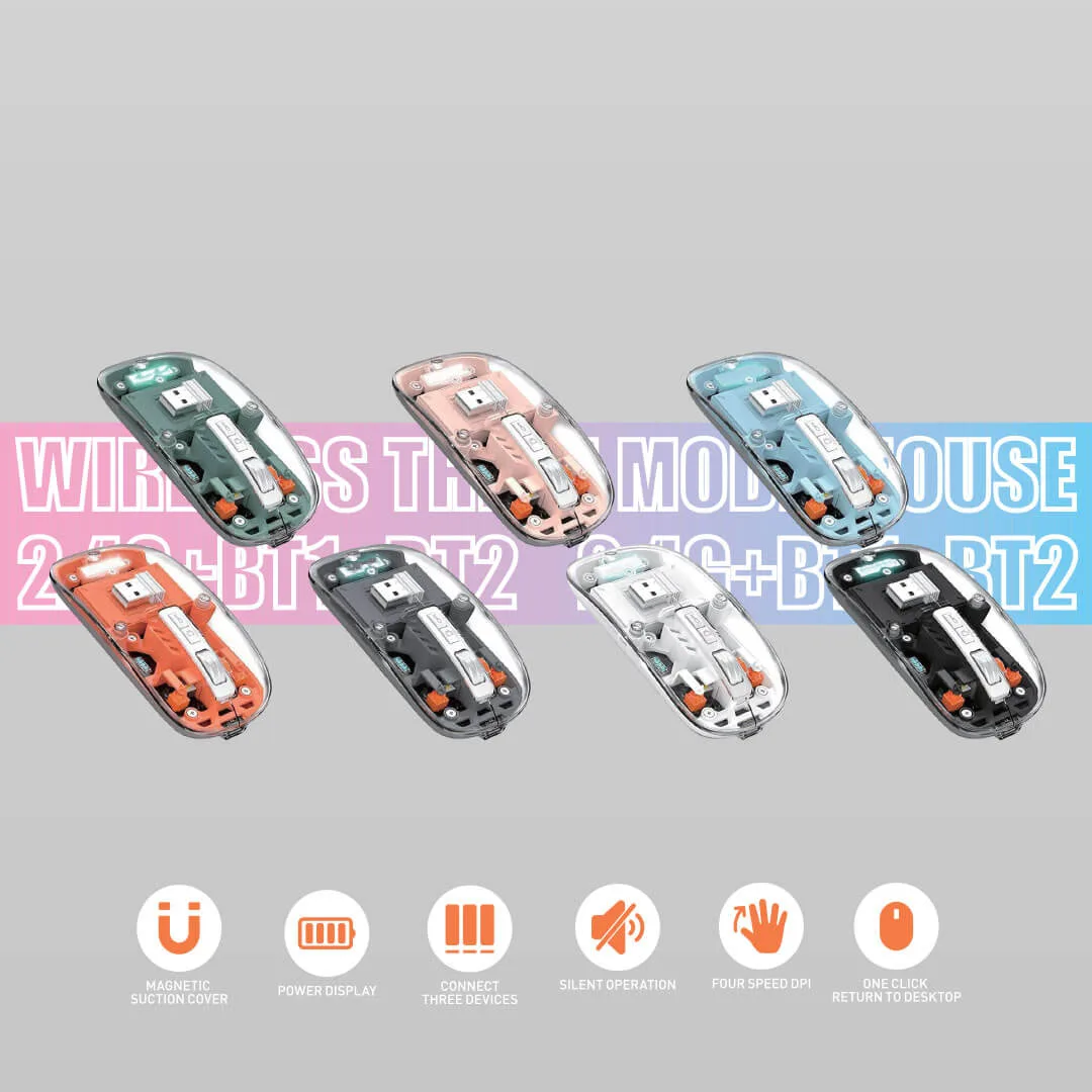 AG-M05 2.4 GHz BT+Wireless Mouse