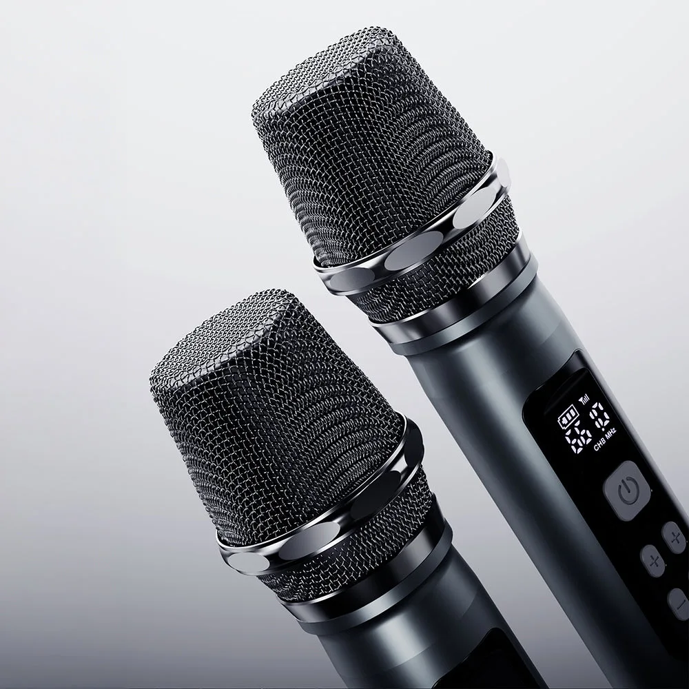 Lenyes Titan 1 Serisi RGB Işıklı Çift Mikrofonlu Bluetooth Speaker Hoparlör v5.3 5000mAh