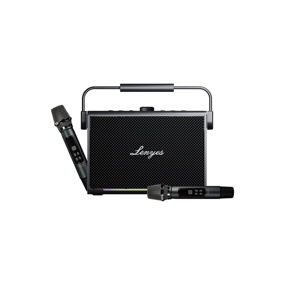 Lenyes Titan 2 Serisi RGB Işıklı Çift Mikrofonlu TWS Bluetooth Speaker Hoparlör 200W