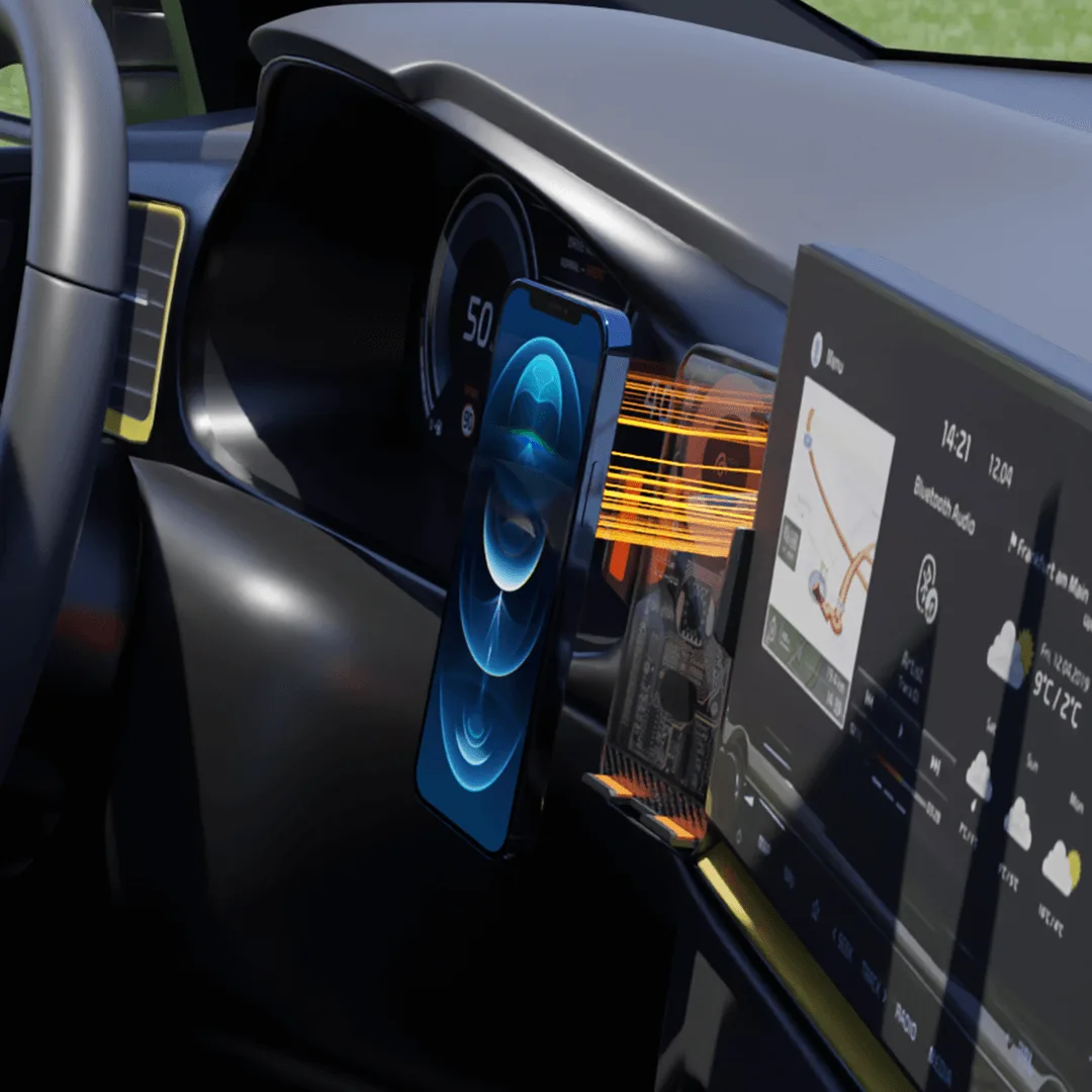 Aggiy Auto Hold 15W Magsafe Wireless Kablosuz Şarj Araç Magnetic Telefon Tutucu
