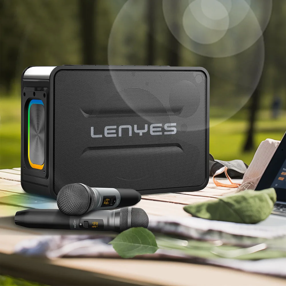 Lenyes S859 RGB Mikrofonlu Bluetooth Speaker | 200W Güç & 15600mAh