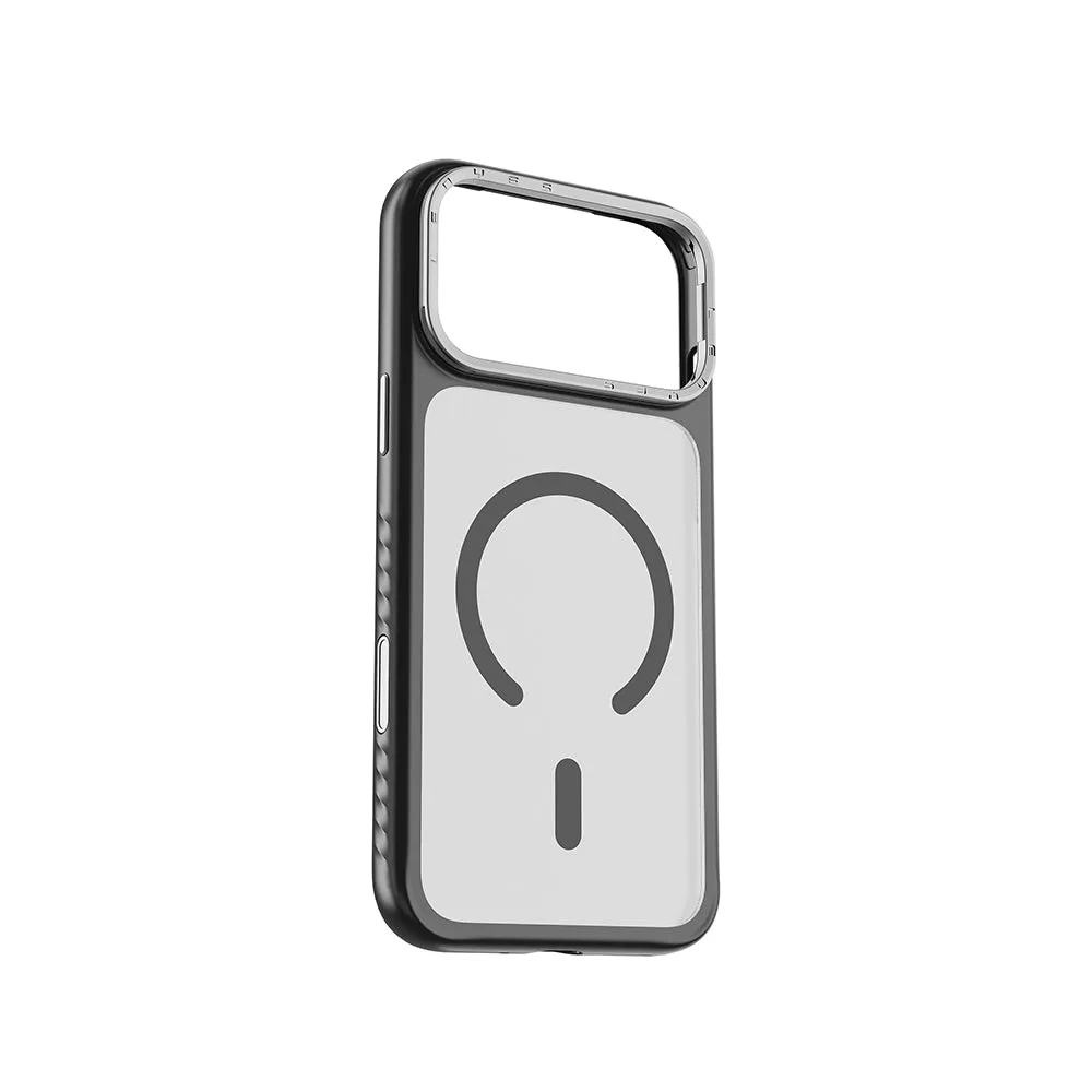 iPhone 17 Pro Max Kılıf | M-safe Şarj Uyumlu Metal Kamera Standlı CK226
