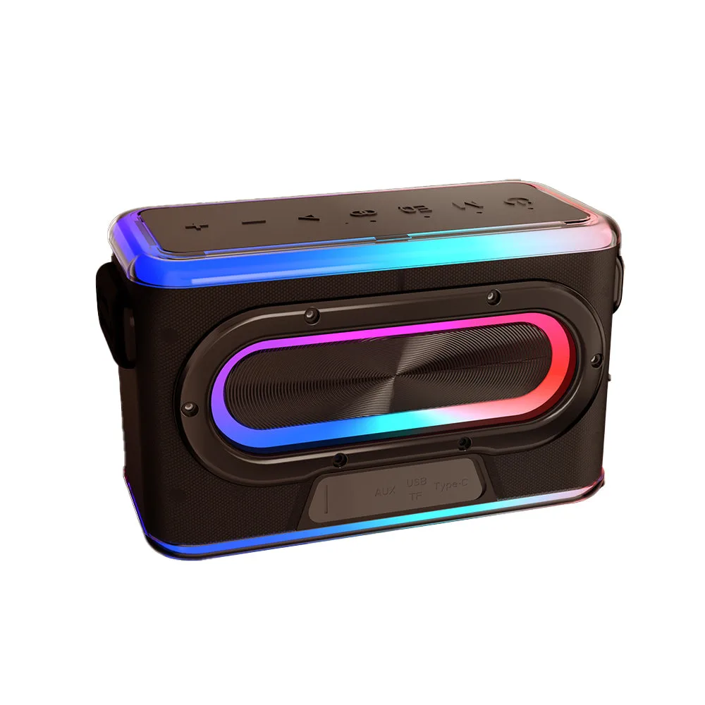 Lenyes S834 RGB LED Bluetooth Speaker | Karaoke Mikrofonlu & Taşınabilir