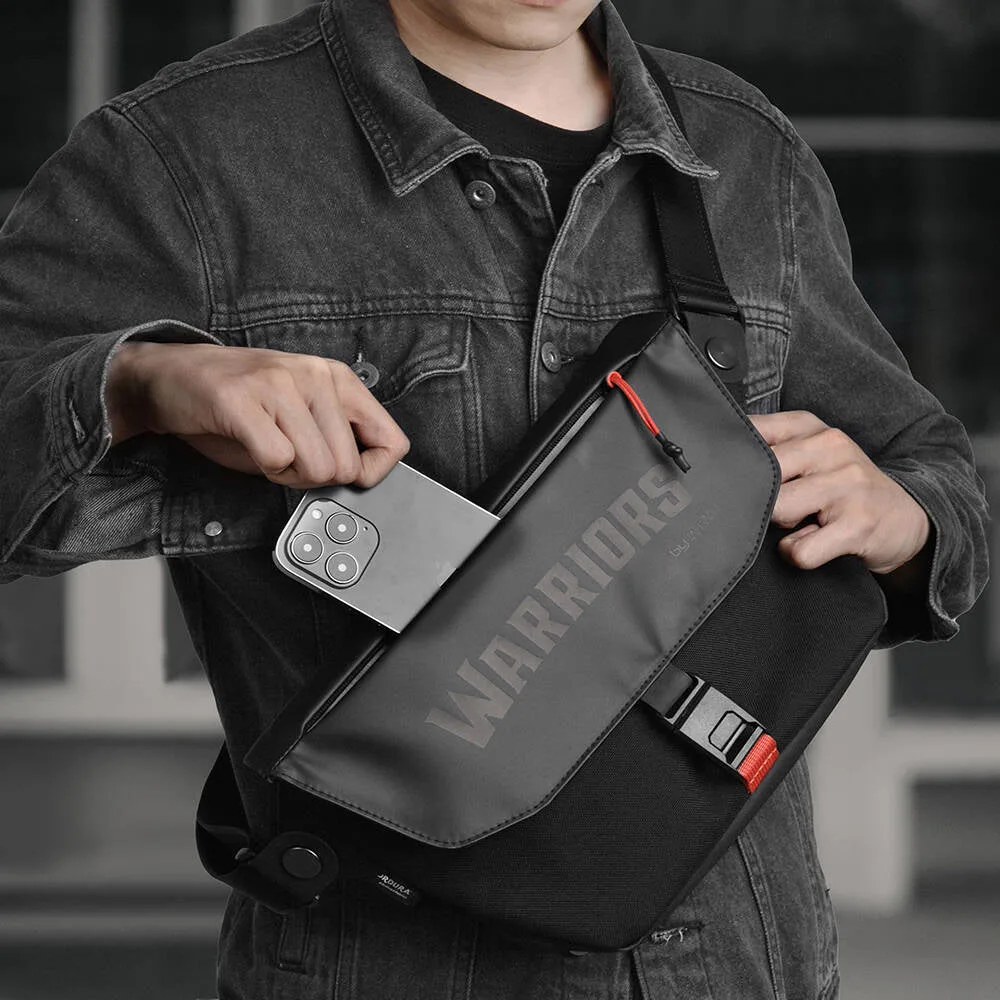 Warriors Message Bag X Manyetik Tokalı Cordura 1000D Naylon Crossbody Çanta