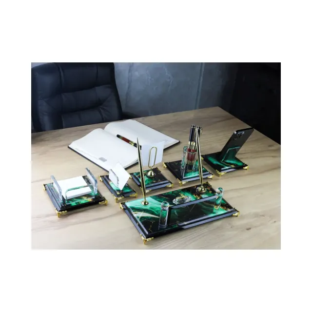 5021 Vip Kristal Cam Masa Seti