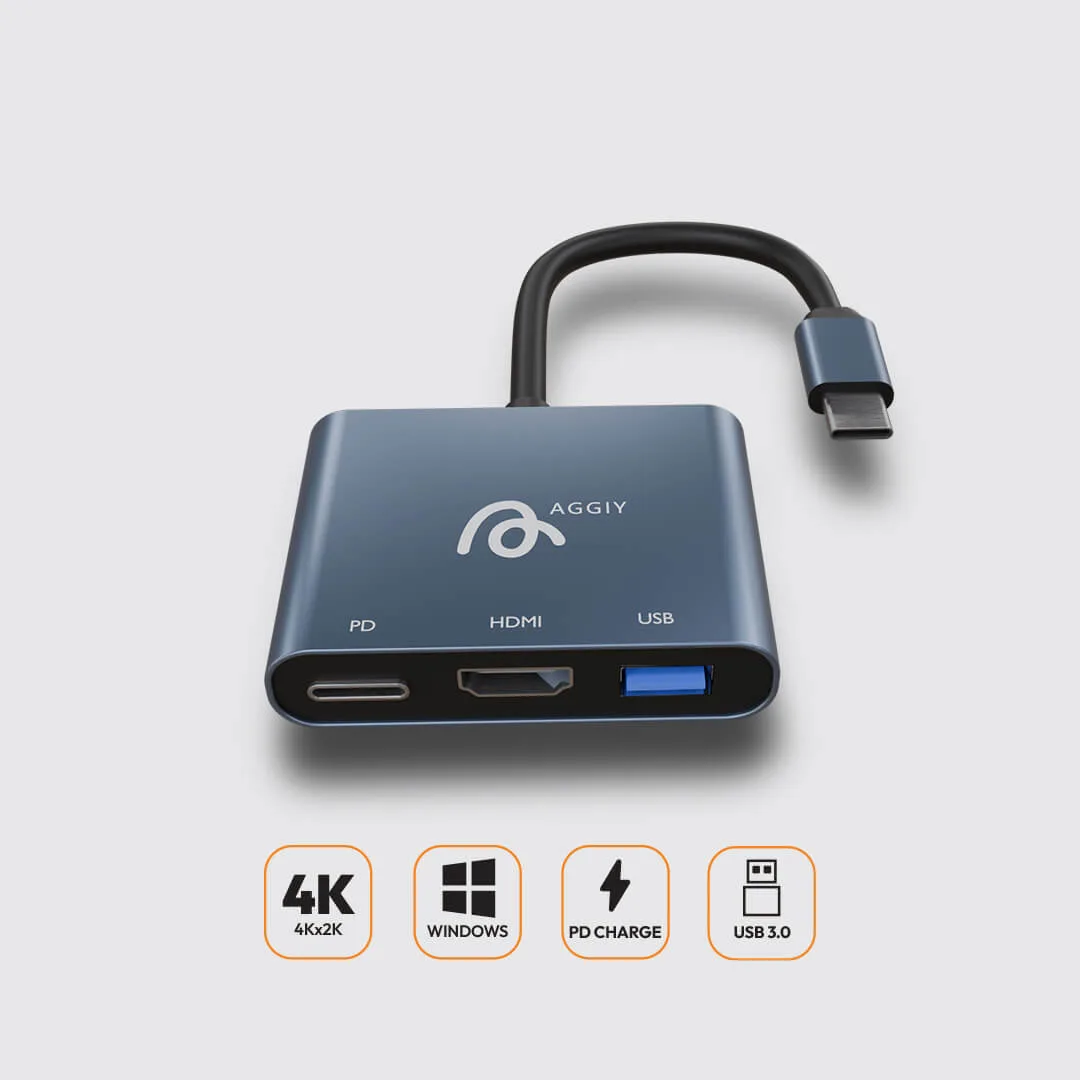AG-SD41 Type-C to HDMI Adaptör 4K ULTRA HD USB 3.0