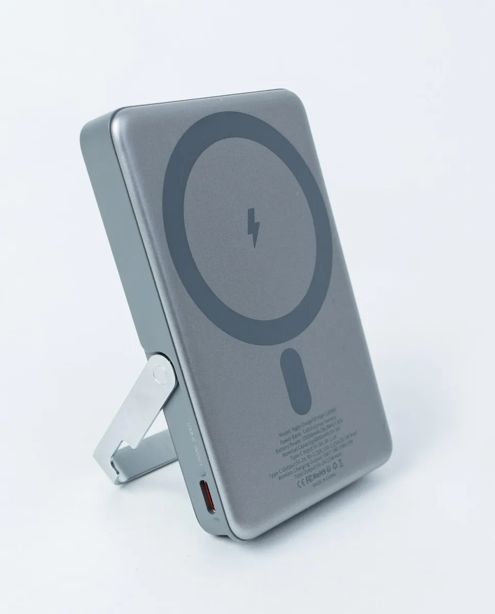 AGGIY ChargeTiltHigh 10.000 Mah 15W Powerbank Dijital Ekran Magsafe Hızlı Şarj
