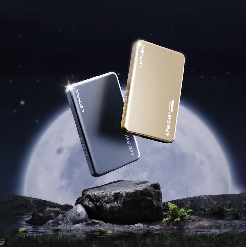 Lenyes PW019D | PD 20W Ultra İnce Wireless Powerbank 15W 5000mAh