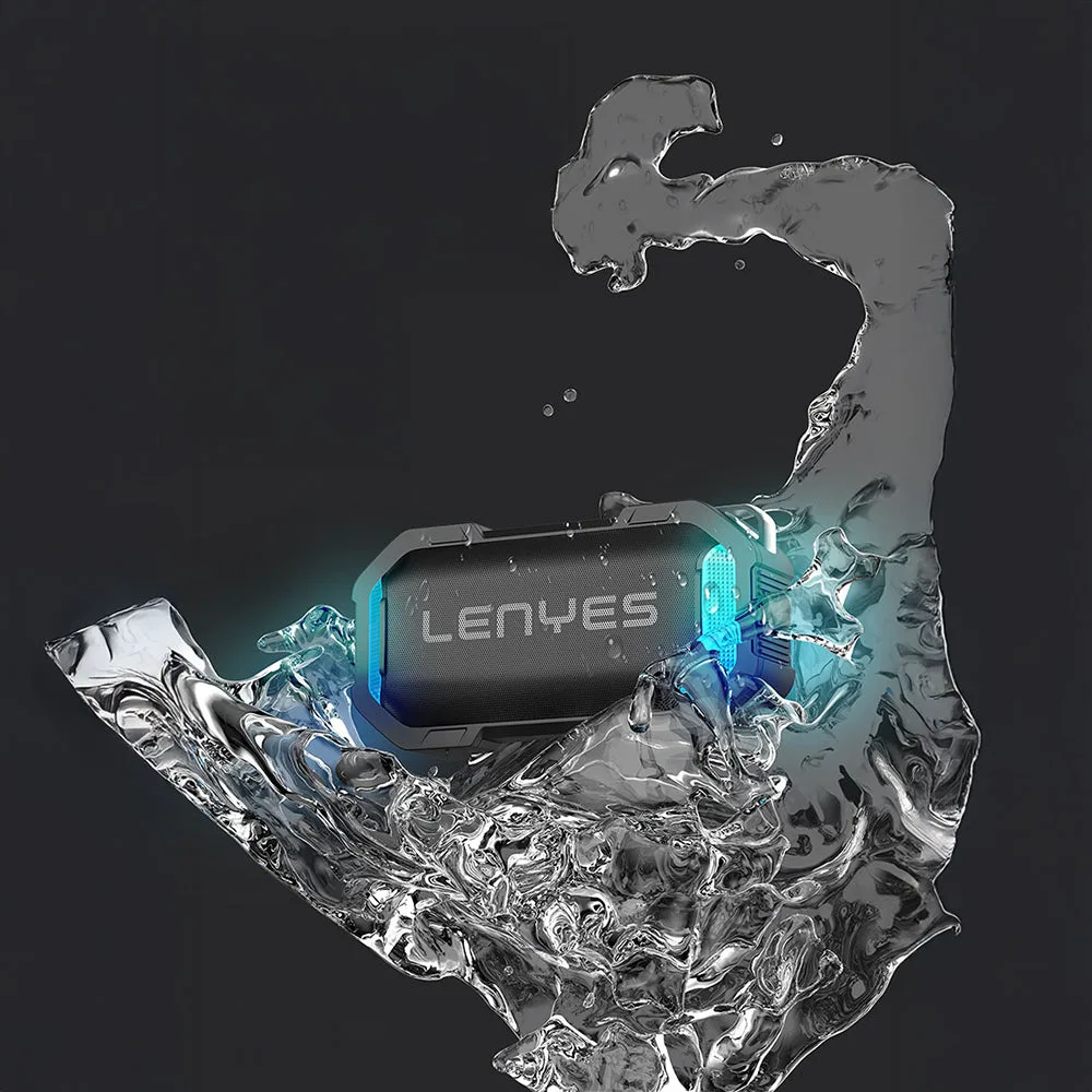 Lenyes S233 | RGB Işıklı Su Geçirmez TWS Bluetooth Hoparlör 12W