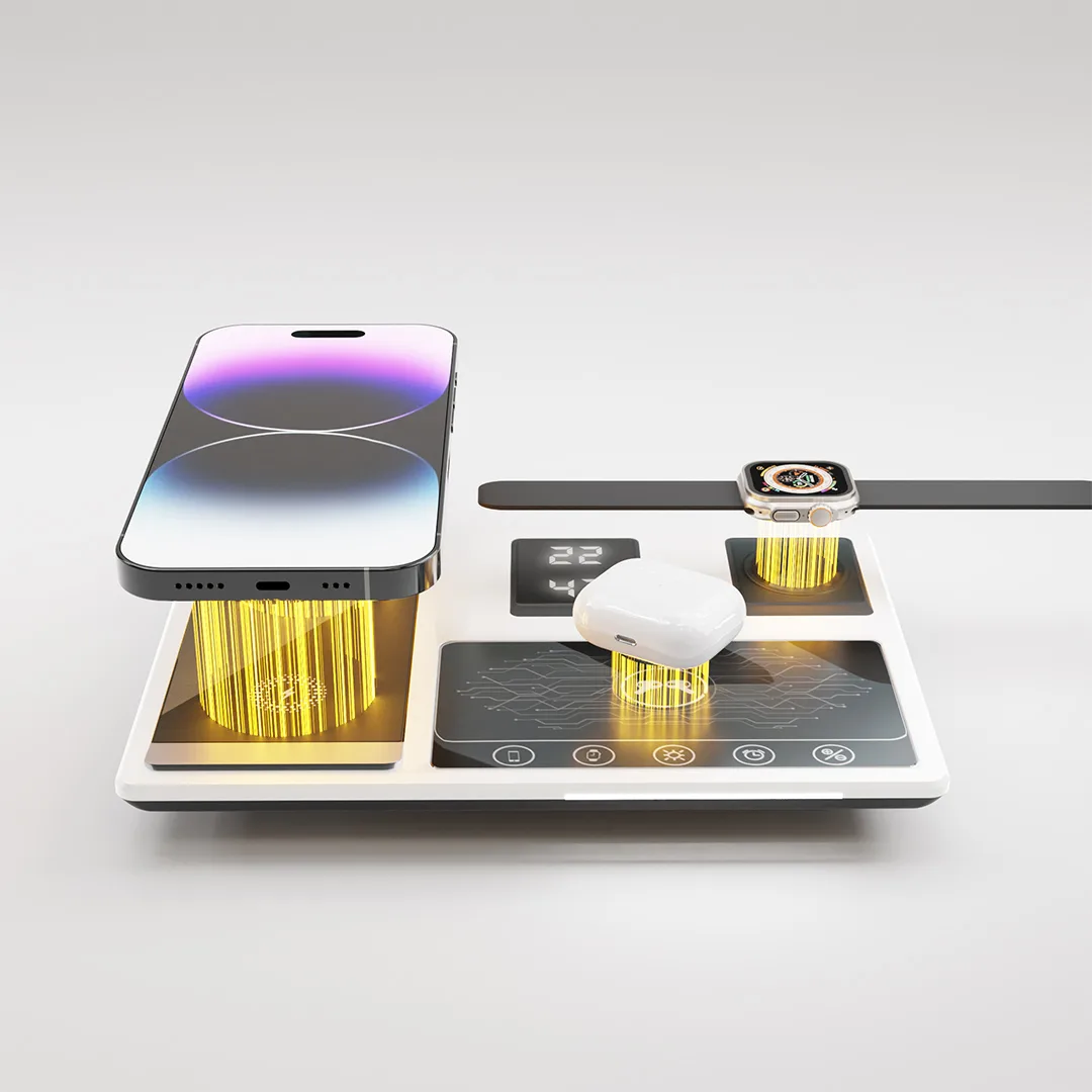 AG-W17 4 in 1 Wireless Şarj İstasyonu