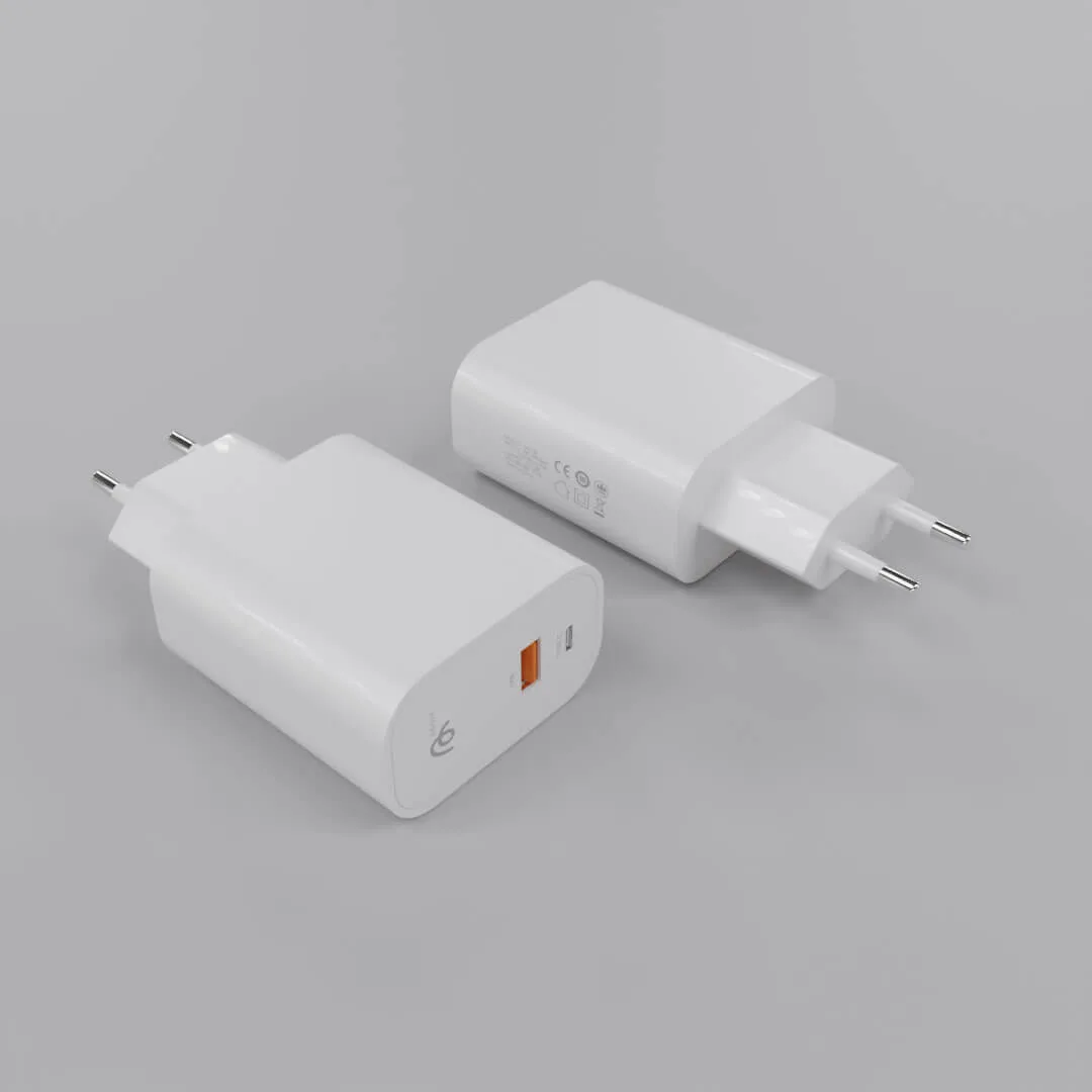 AG-48 38W QC3 Şarj Aleti PD 20W+18W QC3 USB + Type-C