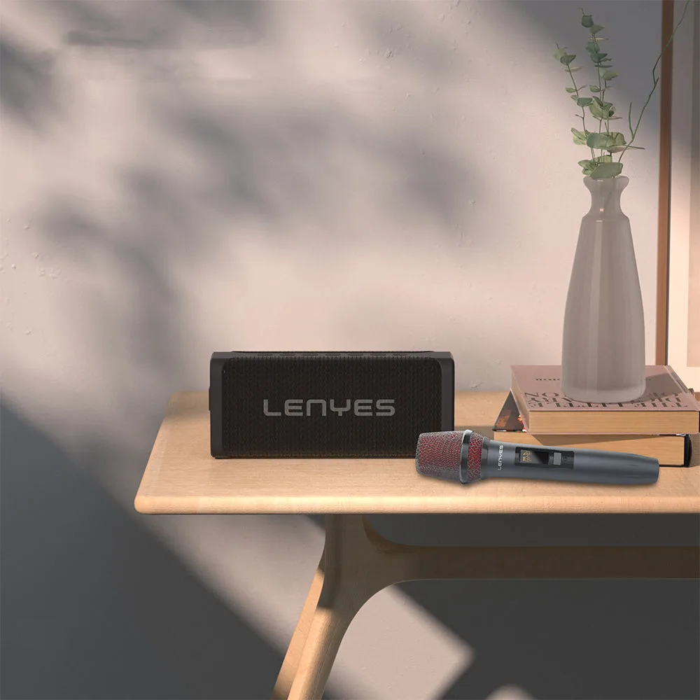 Lenyes S829 Bluetooth Speaker | Karaoke Mikrofonlu & 10 Saat Pil