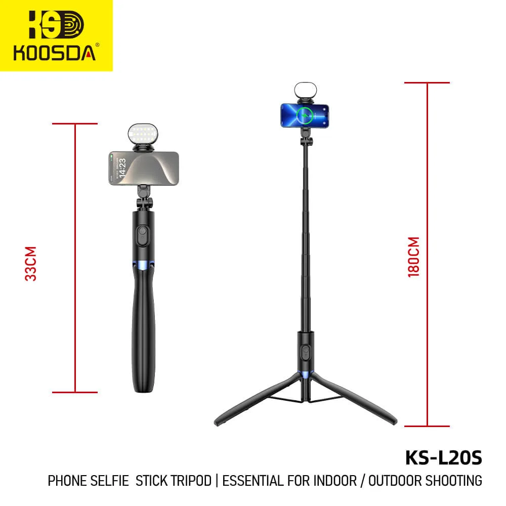 Koosda Ksl-20S Tripod Selfie Stick