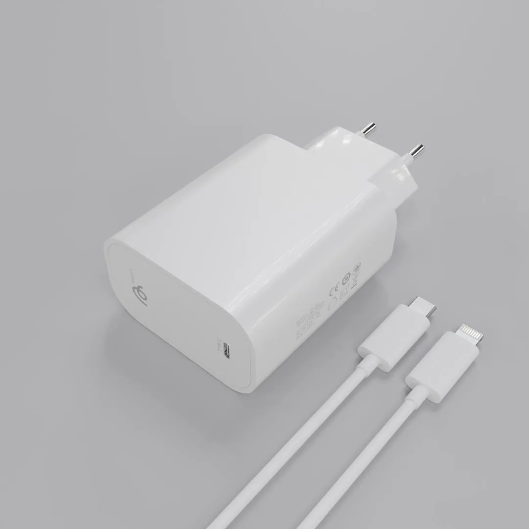 AG-13 20W QC3 Şarj Aleti Type-C to Lightining