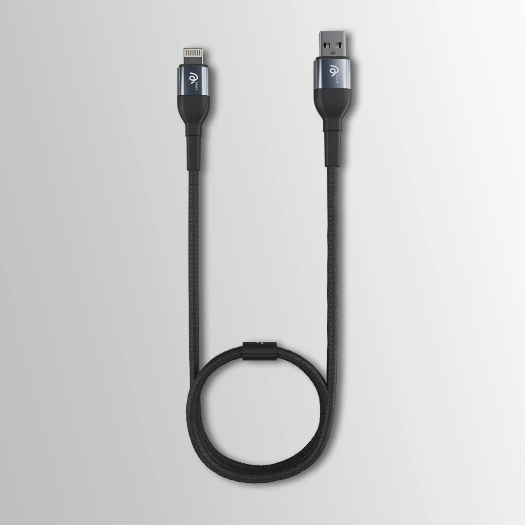 AG-CL2 USB to Lightning 2a Korumalı Hızlı Şarj Kablosu
