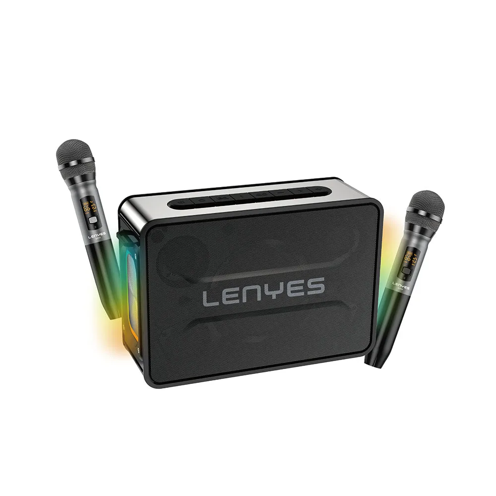 Lenyes S859 RGB Mikrofonlu Bluetooth Speaker | 200W Güç & 15600mAh