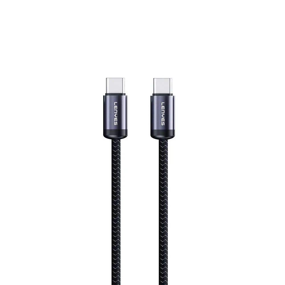 Lenyes LC537 | 60W Type-C to Type-C Örgülü Hızlı Şarj Kablosu | 1M
