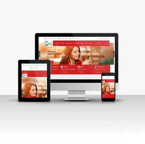 Cep Telefon Mağaza V1 Hazır Web Sitesi