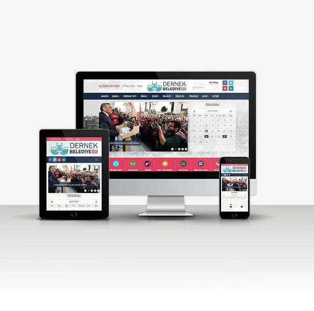 Dernek & Belediye V6 Hazır Web Sitesi ekran görüntüsü