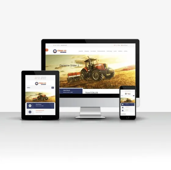 Firma V9 Çift Dil Hazır Web Sitesi