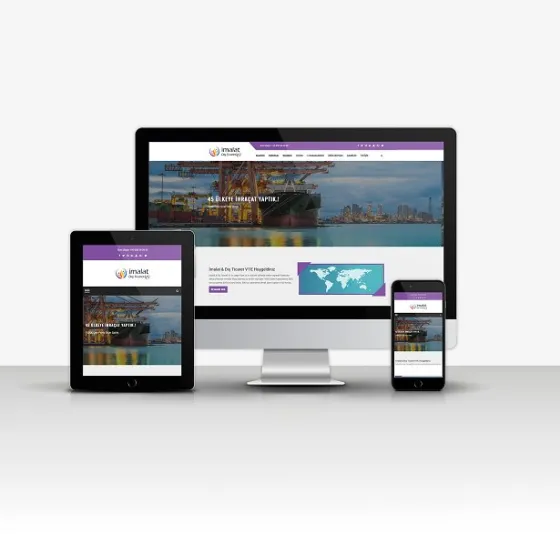 İmalat & Dış Ticaret V1 Hazır Web Sitesi