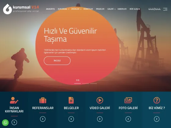 Kurumsal Firma V14 Hazır Web Sitesi