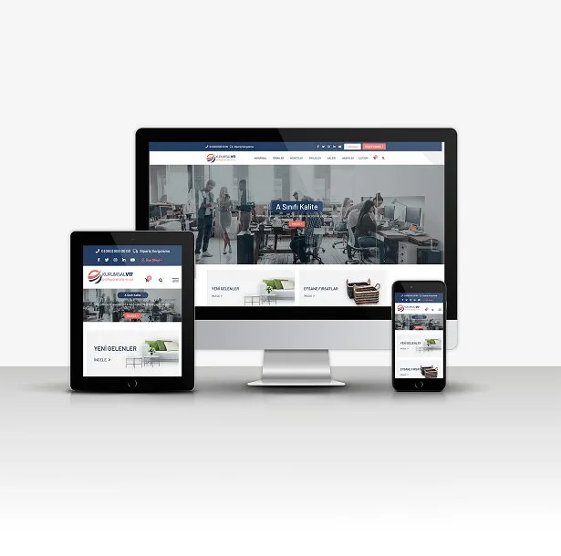 Kurumsal Firma V17 Hazır Web Sitesi ekran görüntüsü