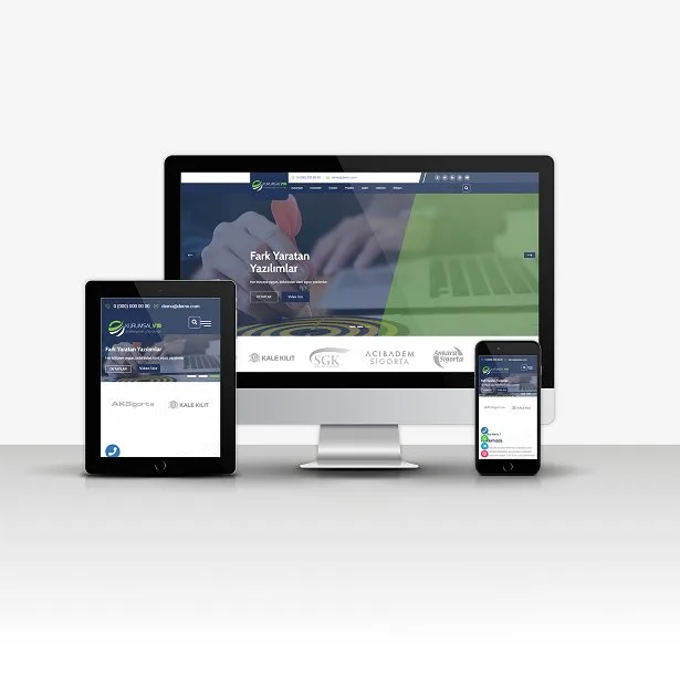 Kurumsal Firma V18 Hazır Web Sitesi ekran görüntüsü