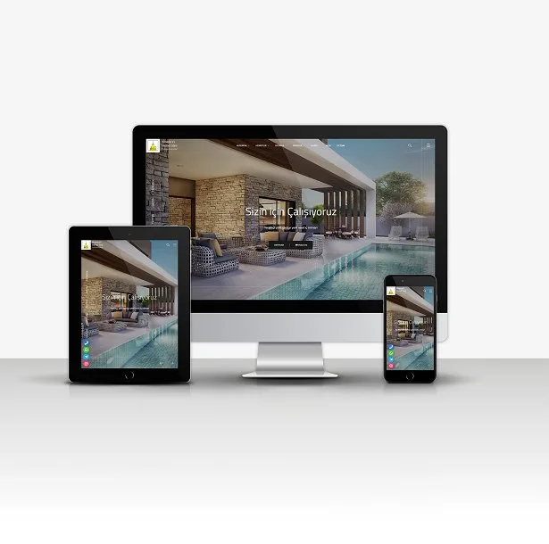 Mimarlık V3 Hazır Web Sitesi ekran görüntüsü