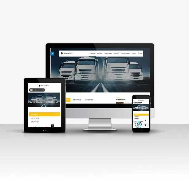 Nakliyat V1 Hazır Web Sitesi ekran görüntüsü
