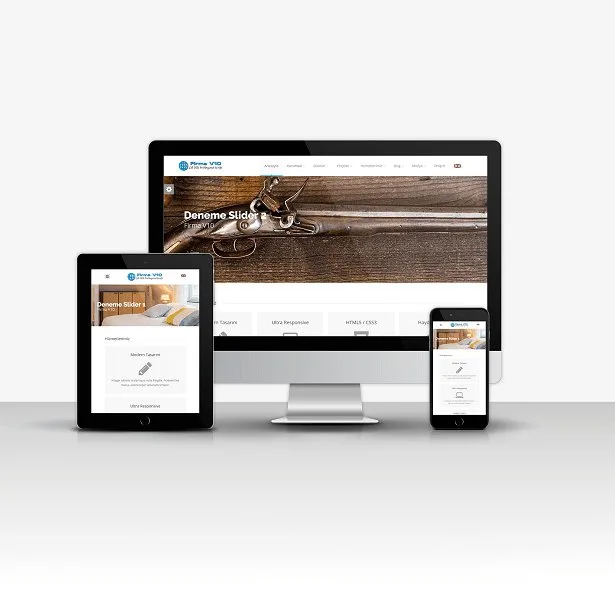 Profesyonel Firma V10 Çift Dil Hazır Web Sitesi ekran görüntüsü