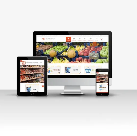 Süpermarket V1 Hazır Web Sitesi