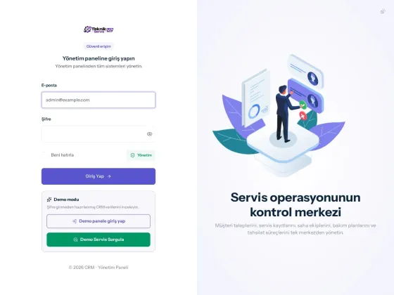 Teknik Servis CRM V2