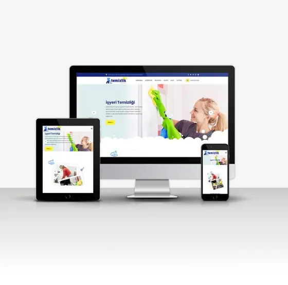 Temizlik Firması V1 Hazır Web Sitesi